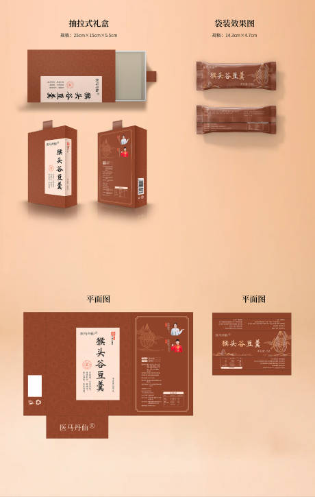 源文件下载【中医产品包装盒设计】编号：55410026734913072