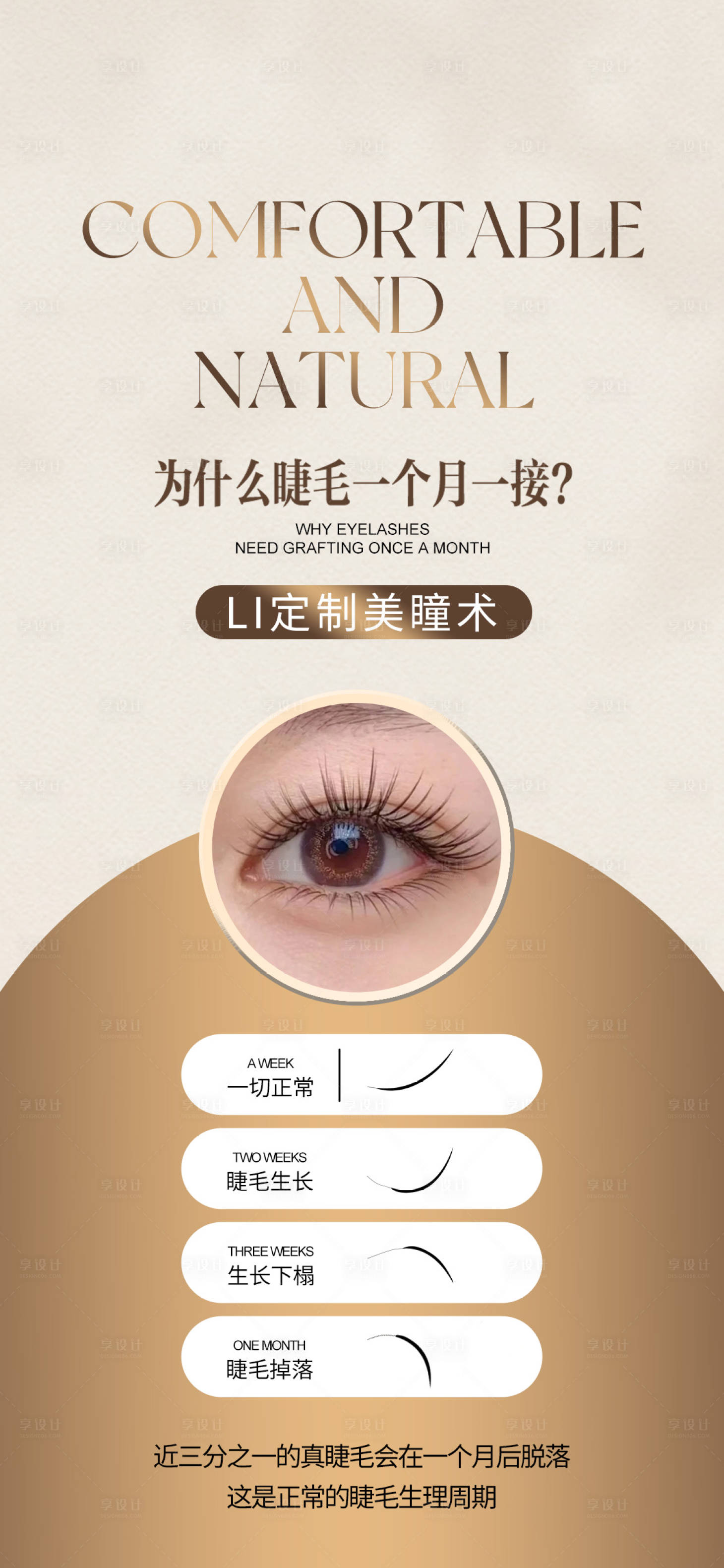 源文件下载【享设计】搜索编号：62220026685842570【医美睫毛小知识】