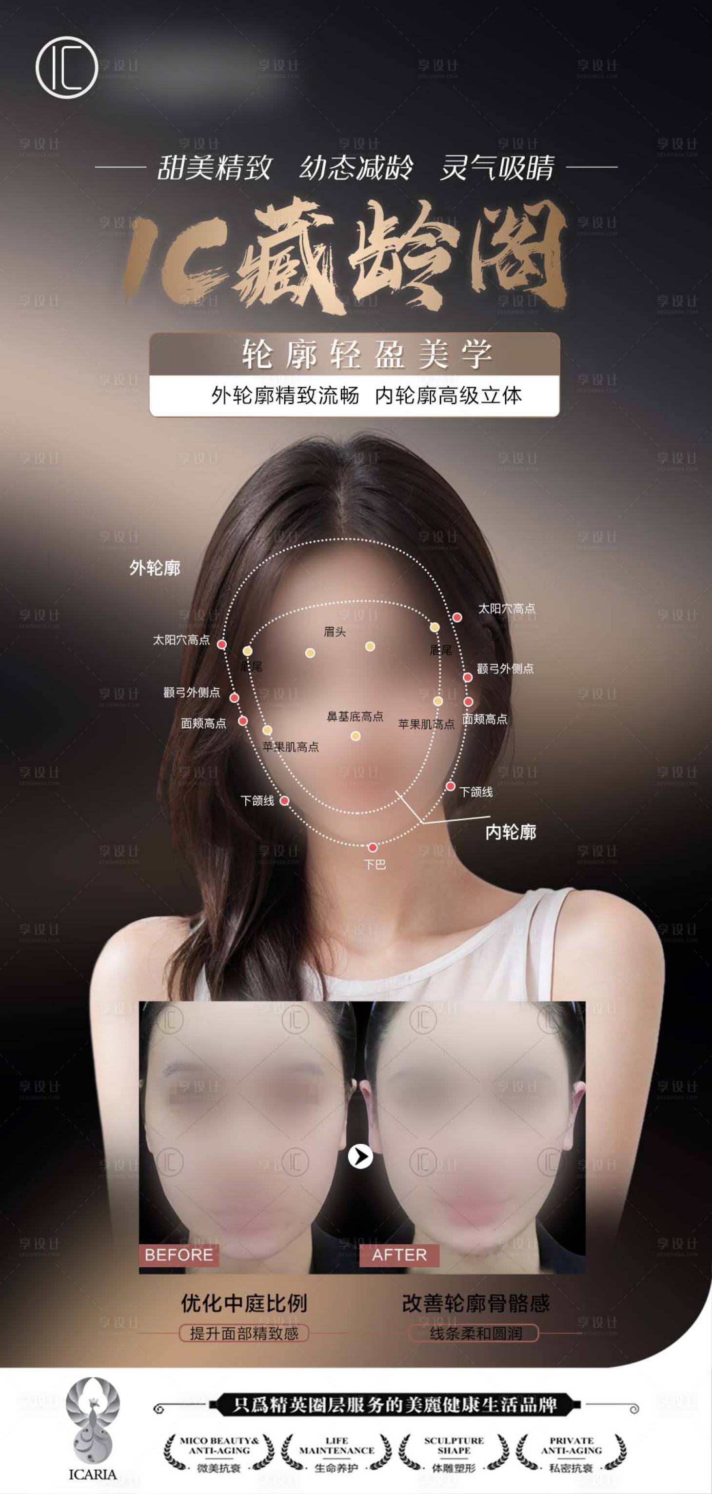 源文件下載【享設計】搜索編號：89340026934923781【填充凹陷醫美海報】