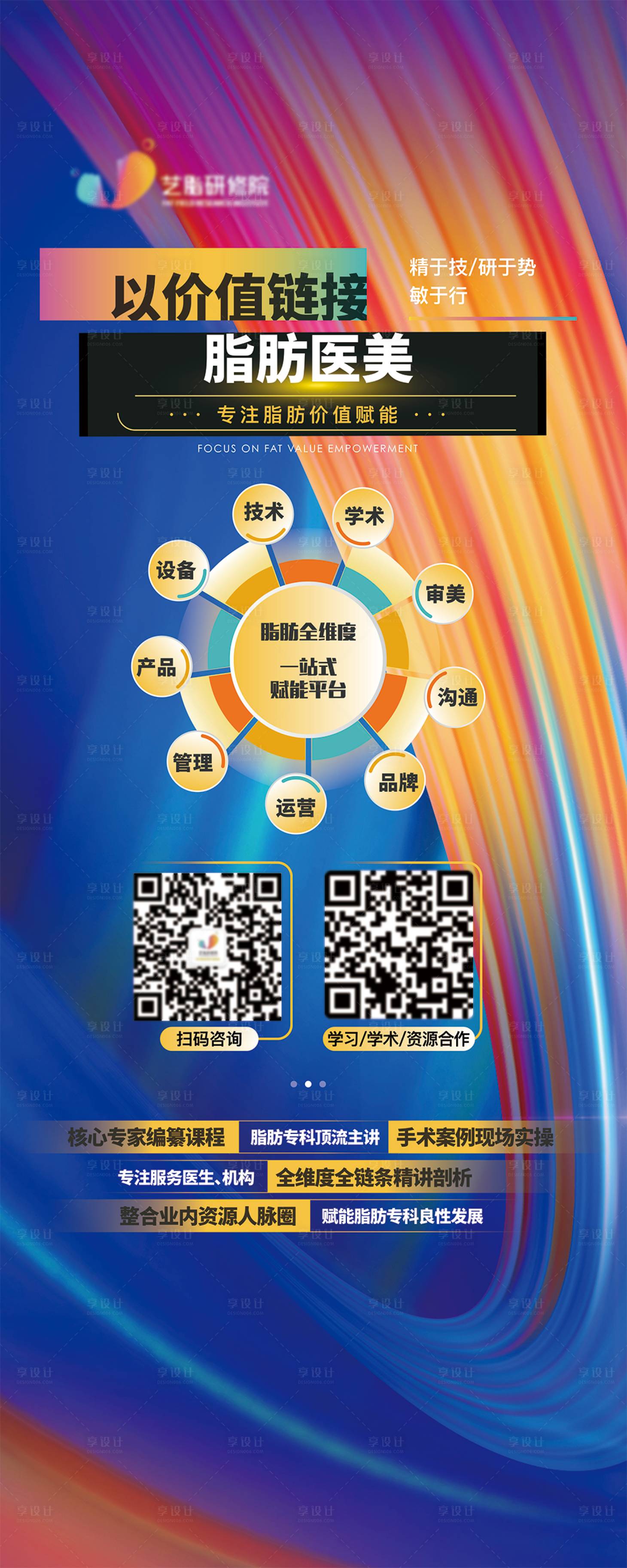 源文件下載【享設計】搜索編號：37760026574936973【醫美易拉寶海報】