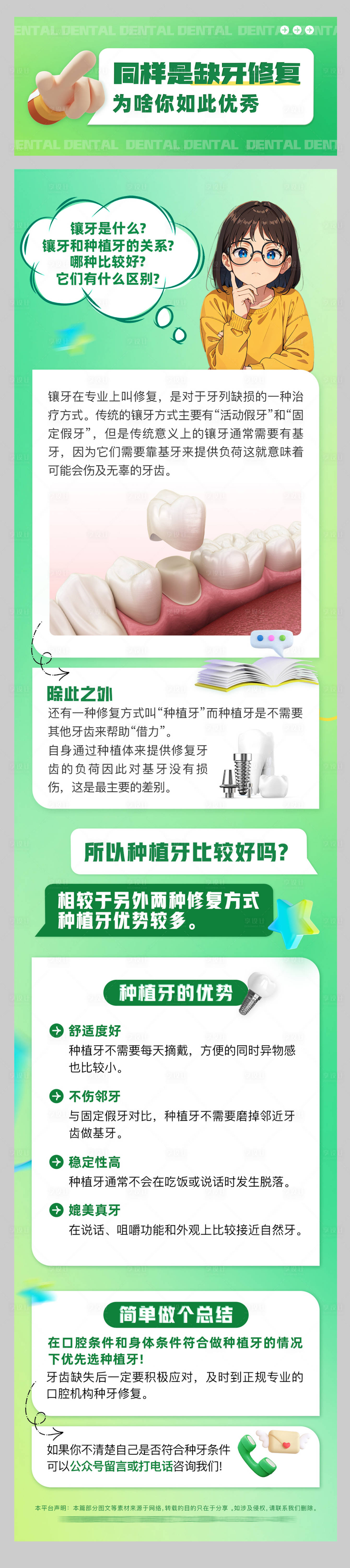 源文件下载【享设计】搜索编号：42840026751755247【口腔科普长图】