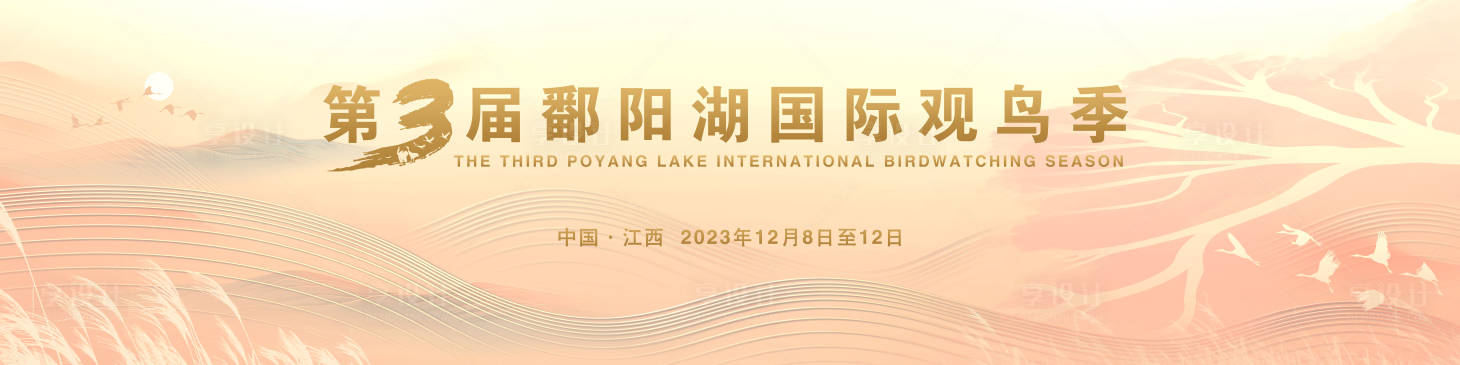 源文件下载【鄱阳湖国际观鸟季主视觉】编号：52450026829412574