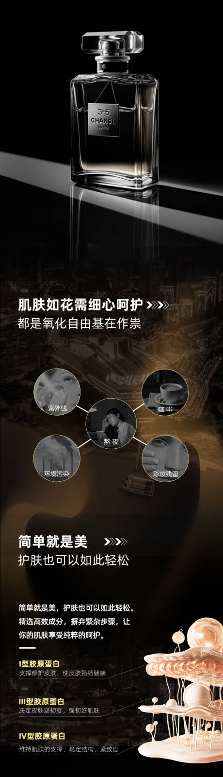源文件下载【黑金护肤产品电商详情页】编号：58520027036736192