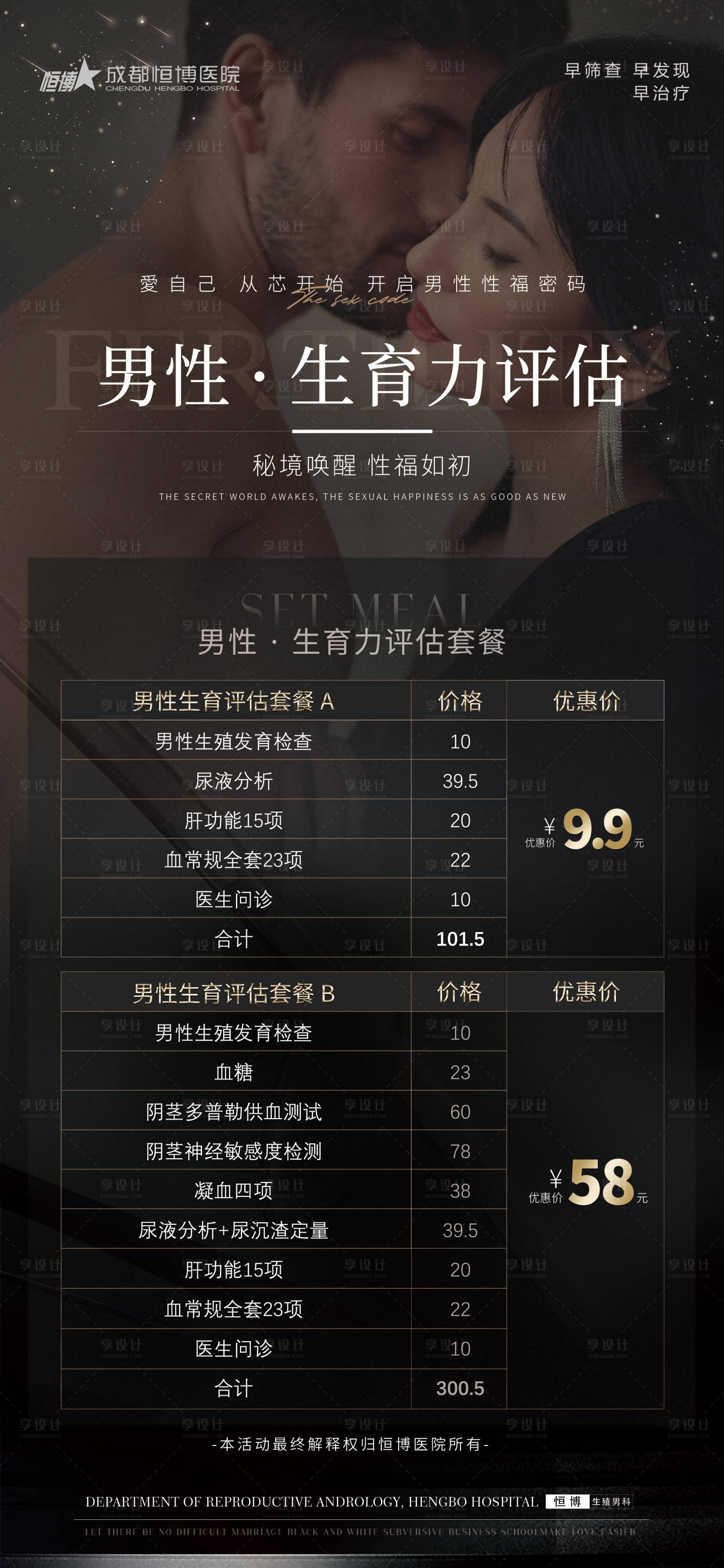源文件下載【享設計】搜索編號：71210026908488503【男科生育力評估表宣傳海報】