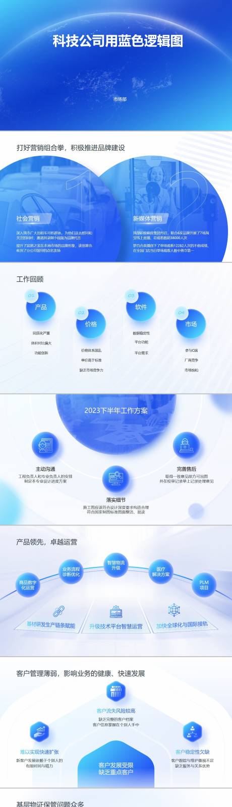 源文件下载【科技公司用蓝色逻辑图】编号：72220026866472305