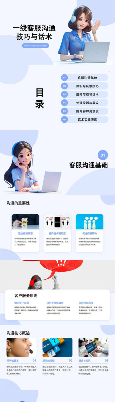 源文件下载【享设计】搜索编号：54150027044179591【一线客服人员沟通技巧与话术实战PPT】
