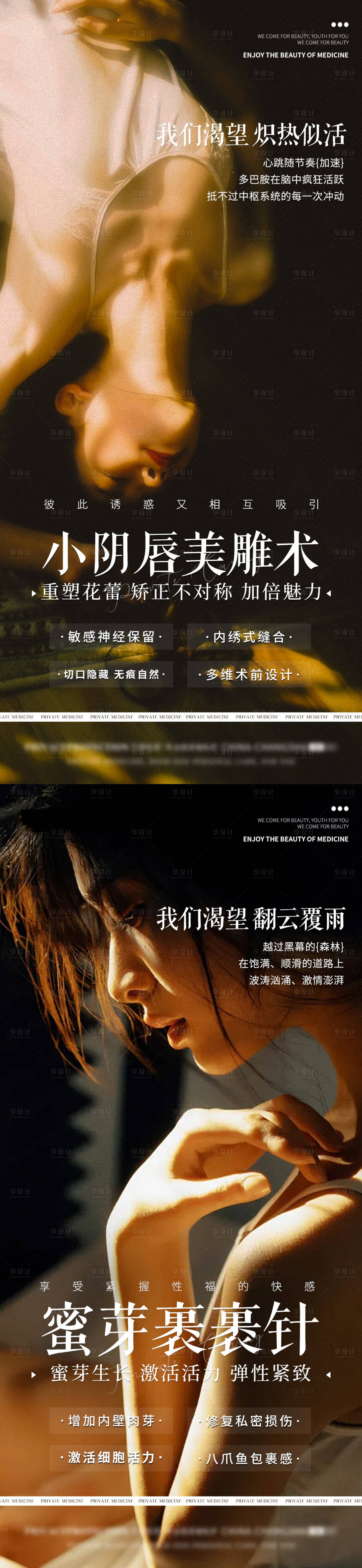 源文件下载【享设计】搜索编号：31440026882653649【医美私密项目海报】