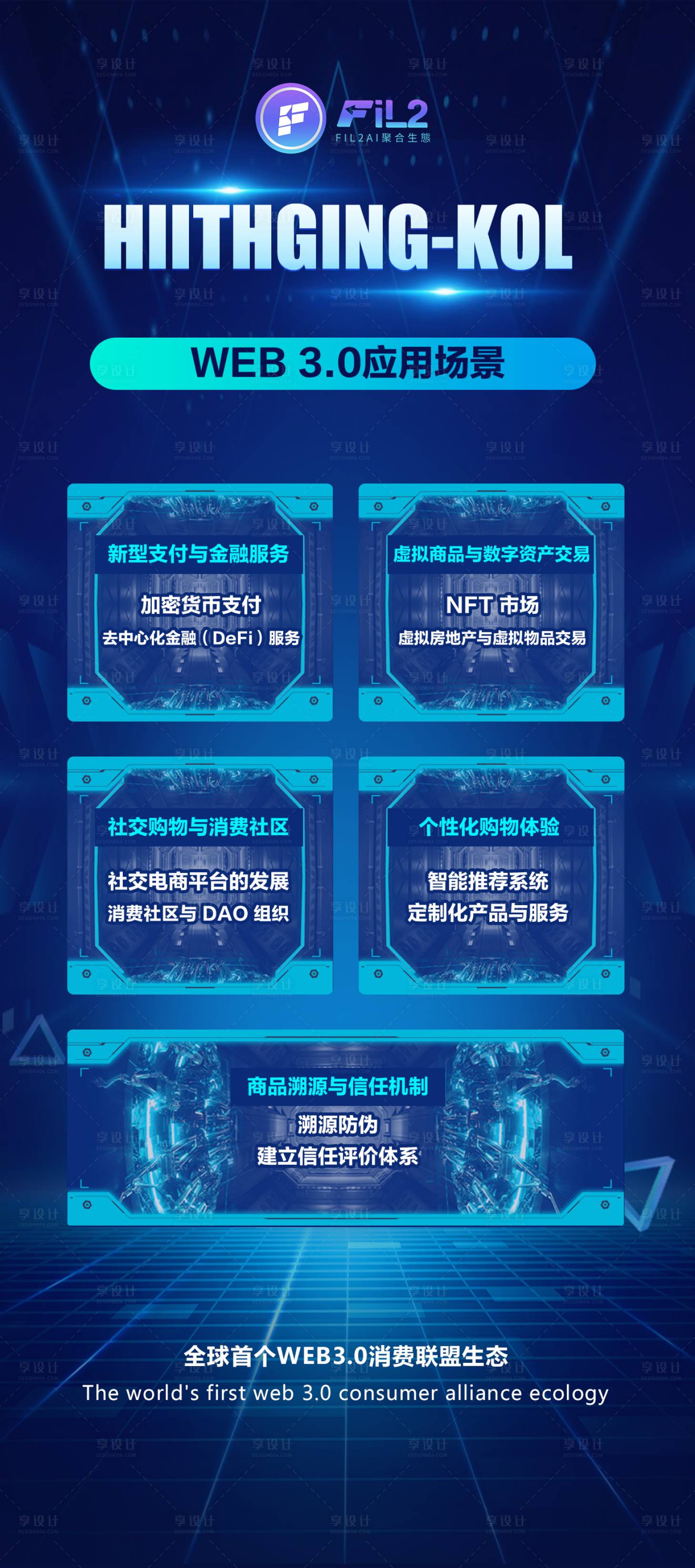 源文件下載【享設計】搜索編號：84430027017007265【區塊鏈金融海報 】