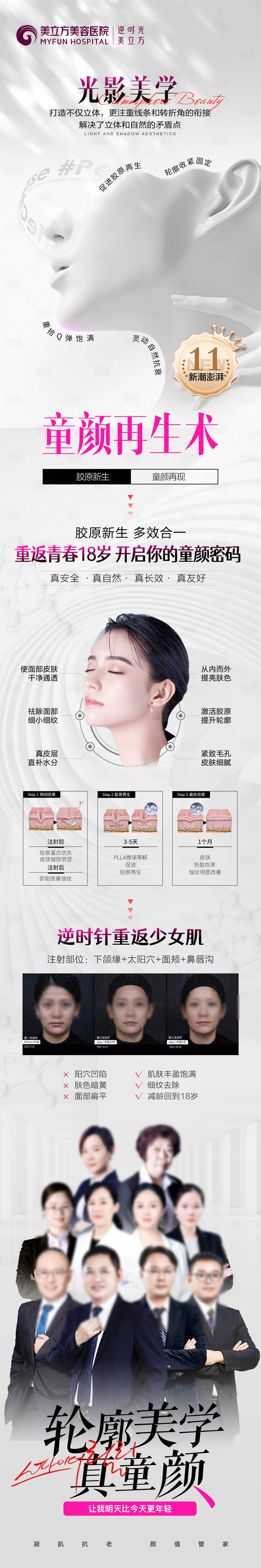 源文件下載【享設計】搜索編號：73190026849889816【醫美童顏再生術長圖】