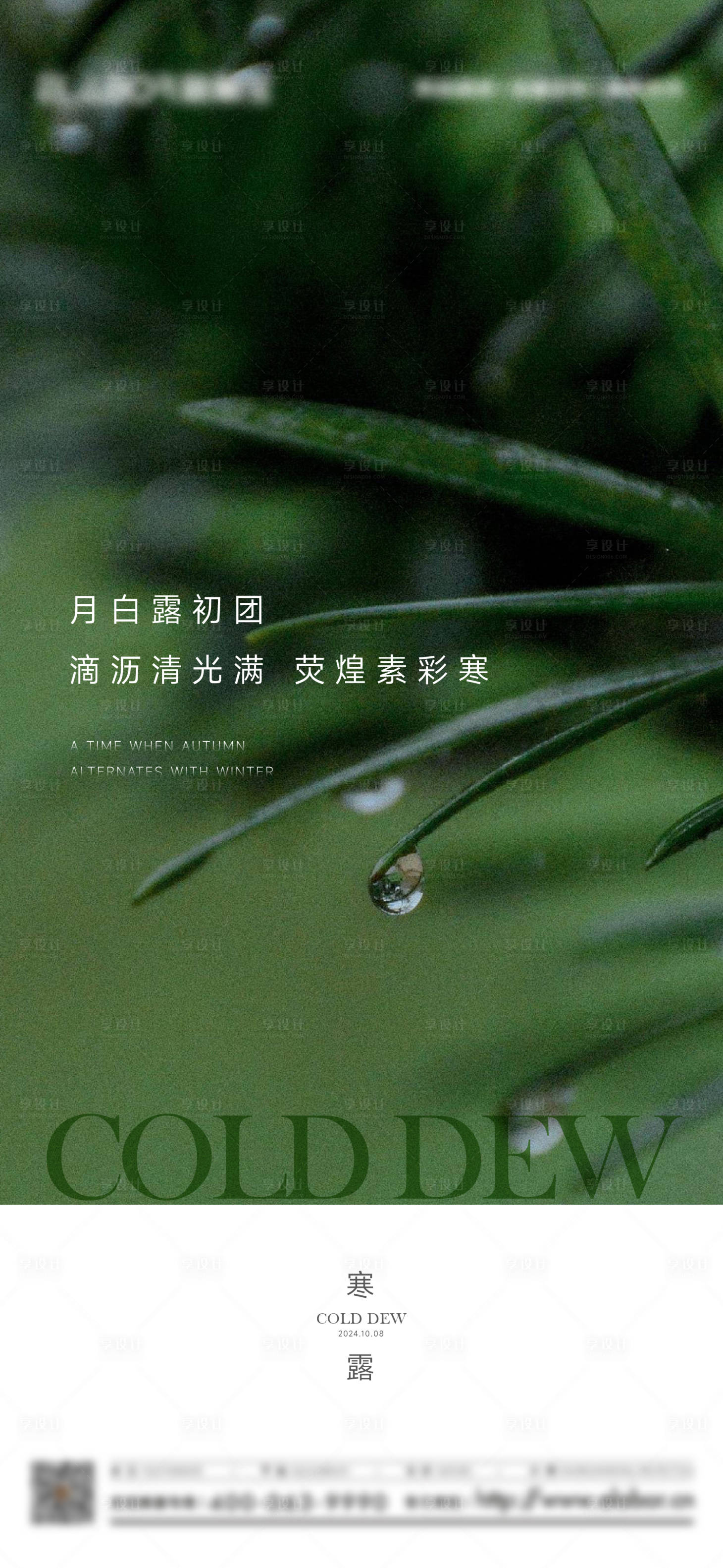 源文件下载【寒露节气海报】编号：64420026576337899