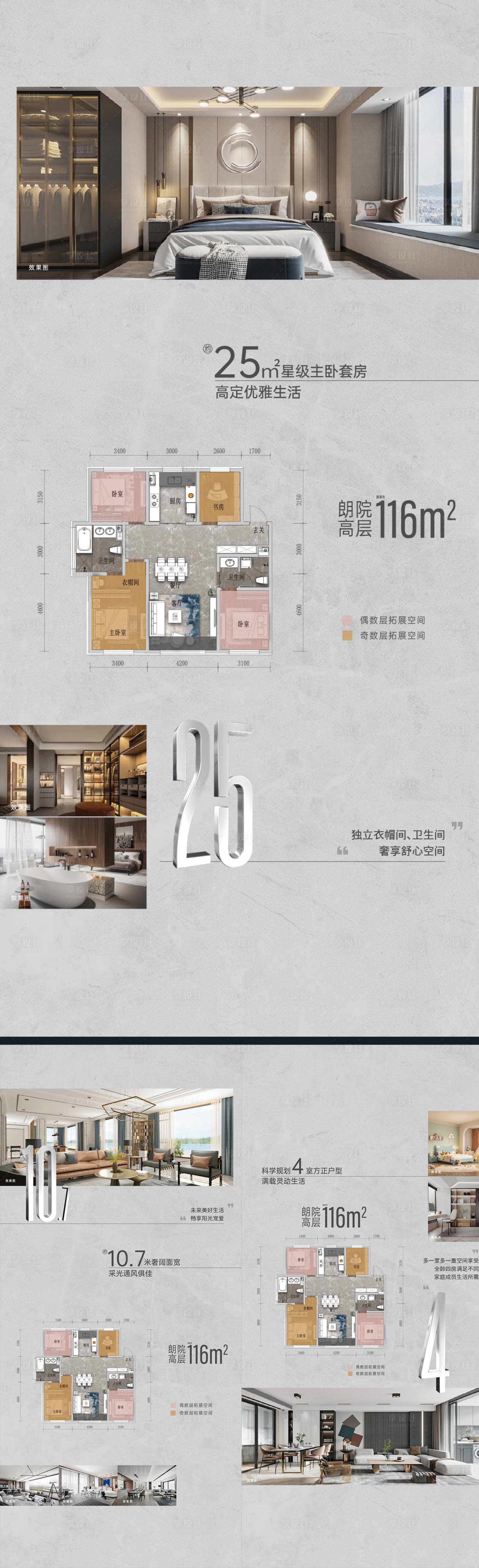 源文件下载【享设计】搜索编号：66990026724786854【地产户型价值系列海报】