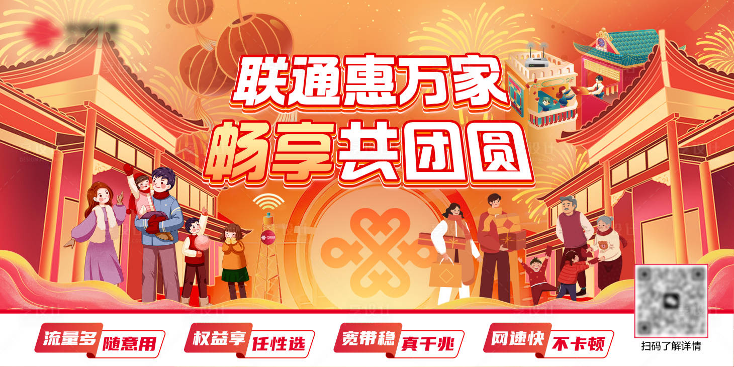 源文件下載【享設計】搜索編號：68920026860554404【通信權益展板】