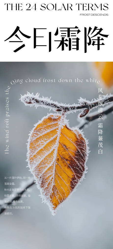 源文件下載【享設計】搜索編號：51110026721368534【霜降】