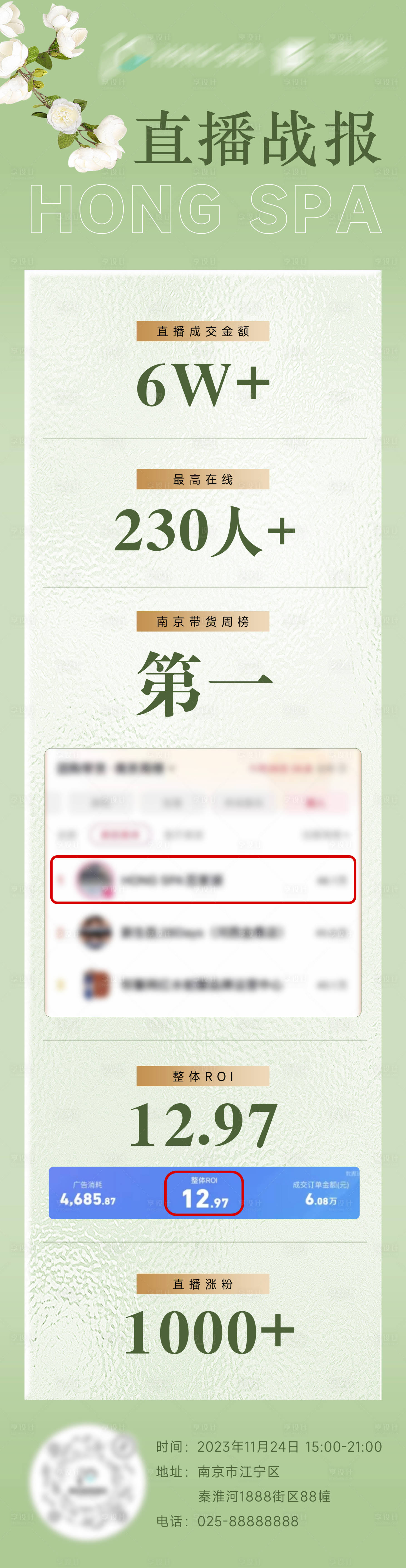 源文件下載【享設計】搜索編號：46150026675663923【直播戰績喜報長圖】