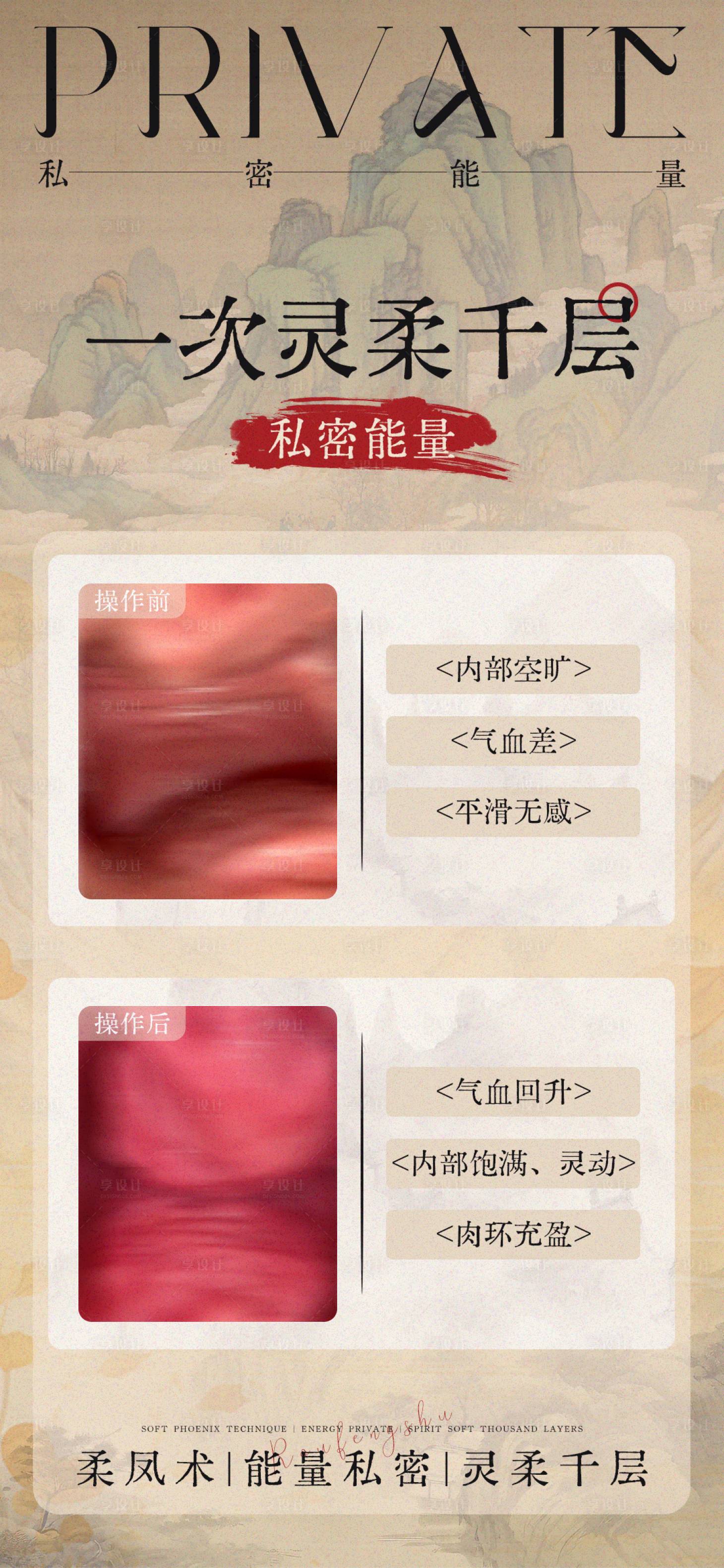 源文件下載【享設計】搜索編號：65810026783194135【醫美對比海報】