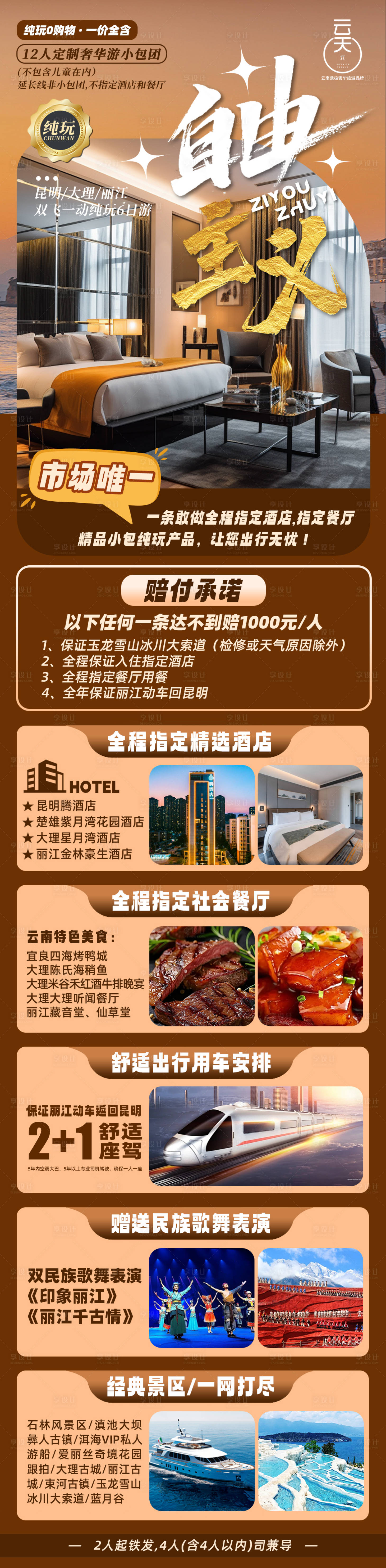 源文件下载【自由主义云南旅游海报】编号：23190026816178132