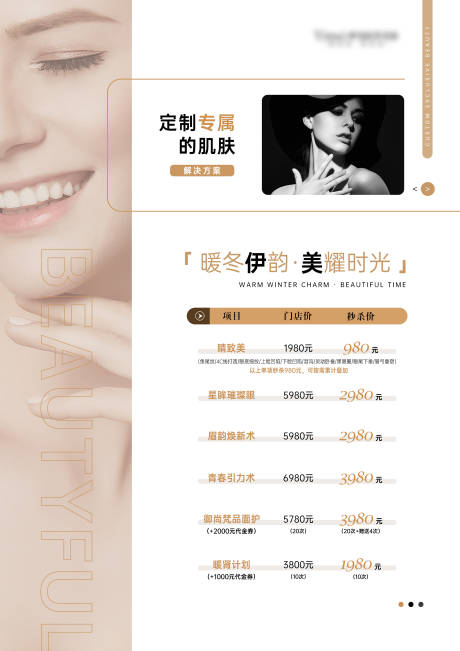 源文件下载【美容价格表】编号：56430026921993855