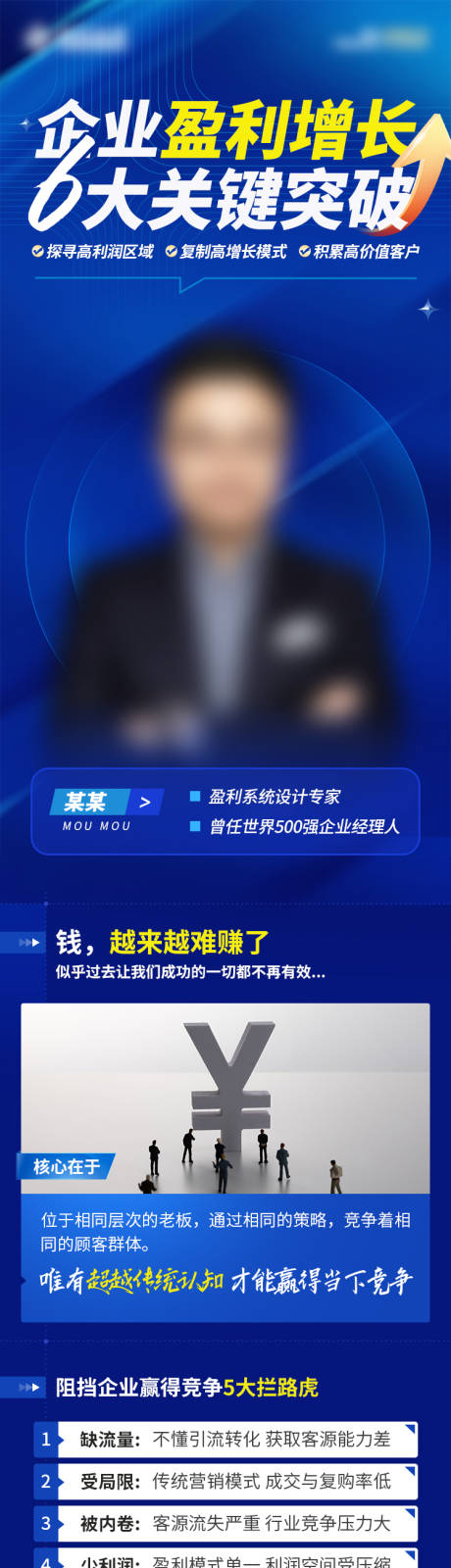源文件下載【享設計】搜索編號：78000026781233205【企業盈利增長課程培訓長圖】