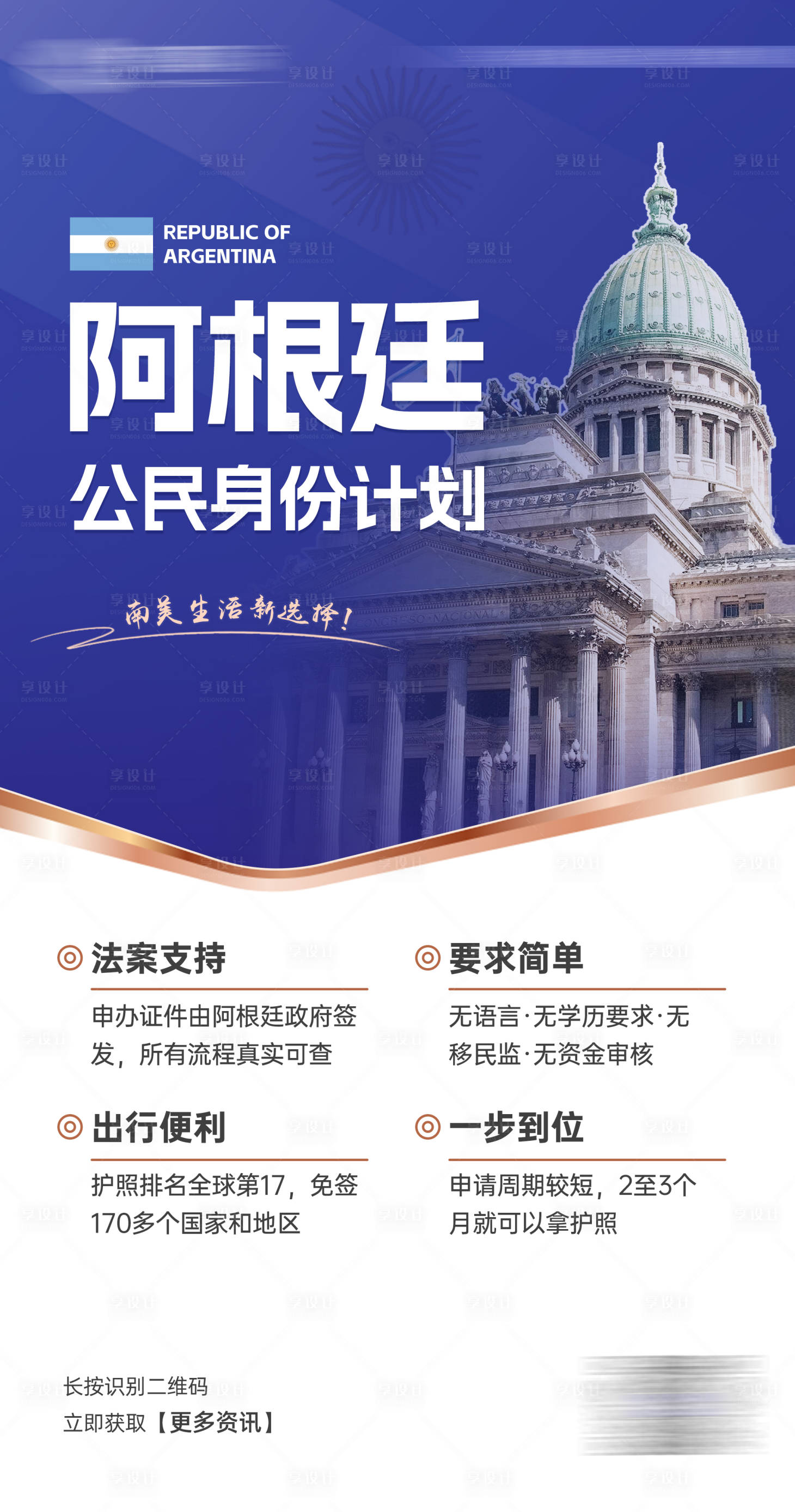 源文件下载【投资移民留学培训机构海报】编号：76450027033129152