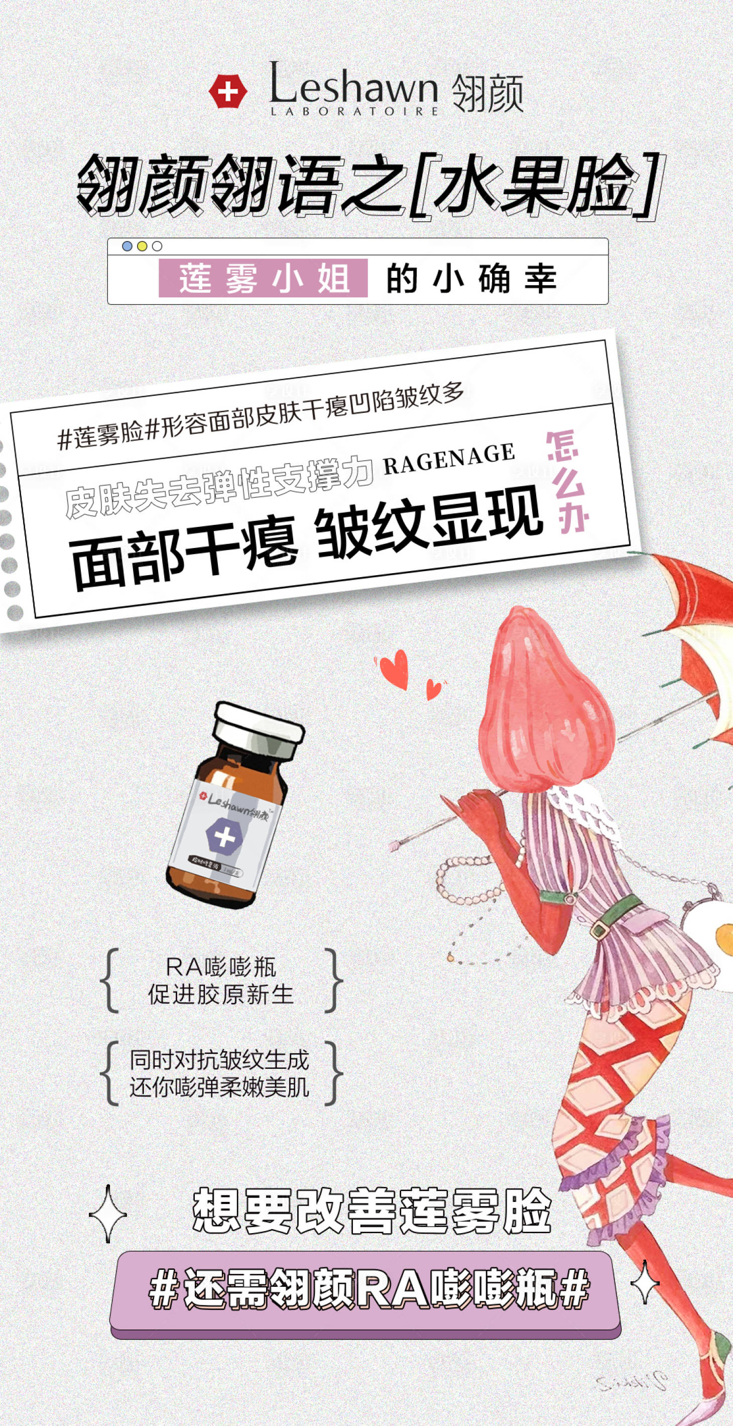 源文件下載【享設計】搜索編號：93220026691687515【醫美嘭嘭瓶翎顏海報】