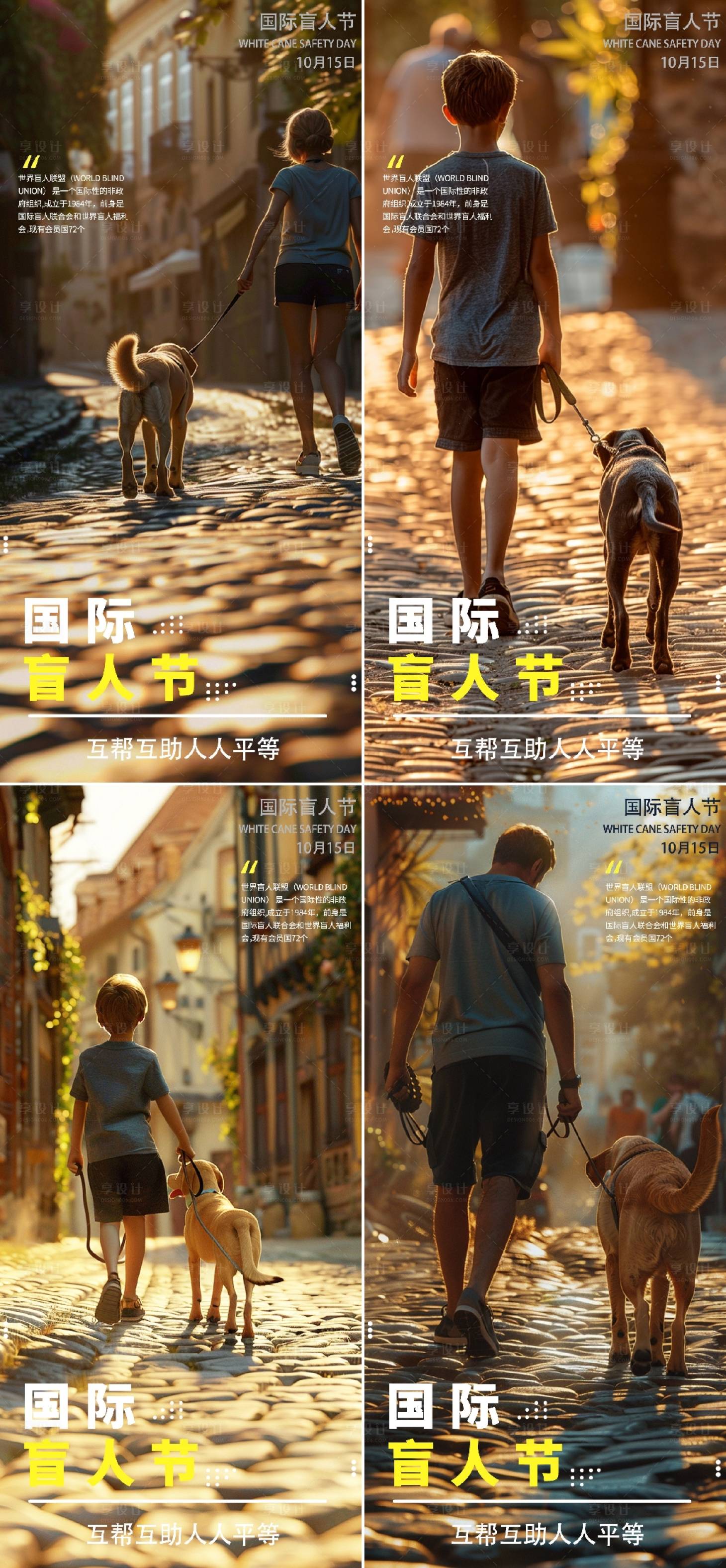 源文件下载【享设计】搜索编号：94050026741208147【国际盲人节海报】