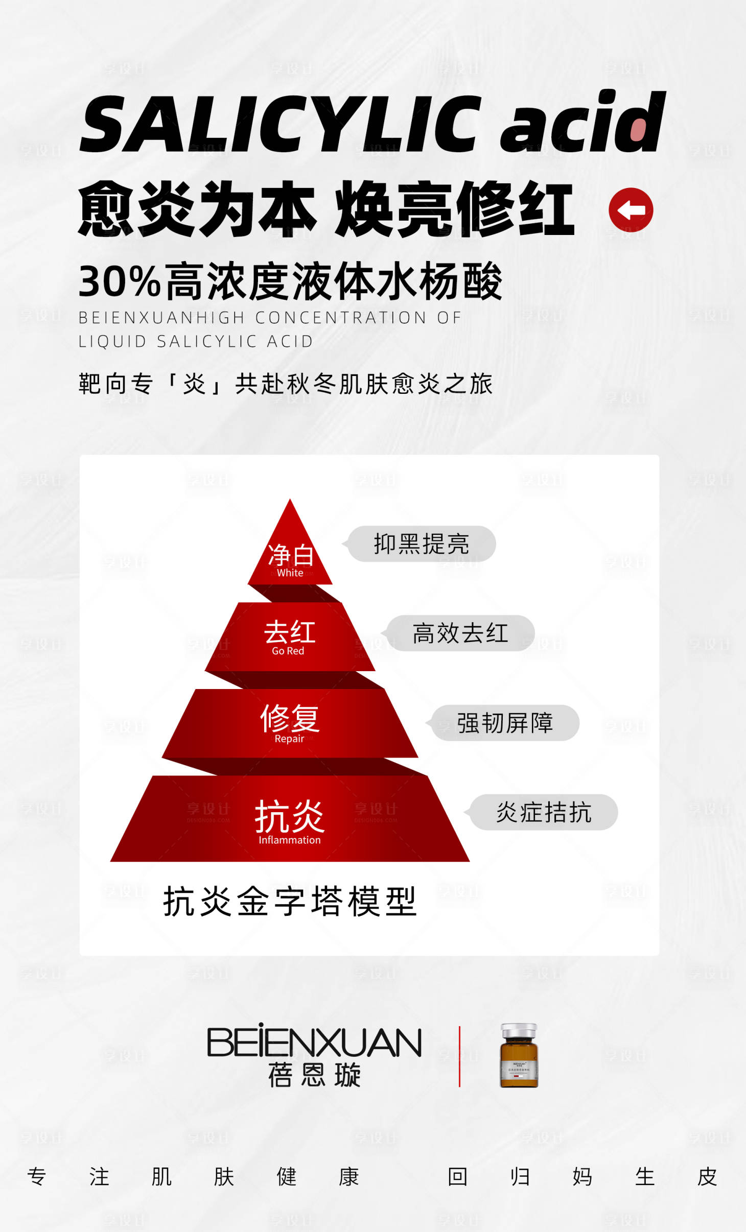 源文件下载【享设计】搜索编号：81390026856159583【医美美业水杨酸玻尿酸海报】