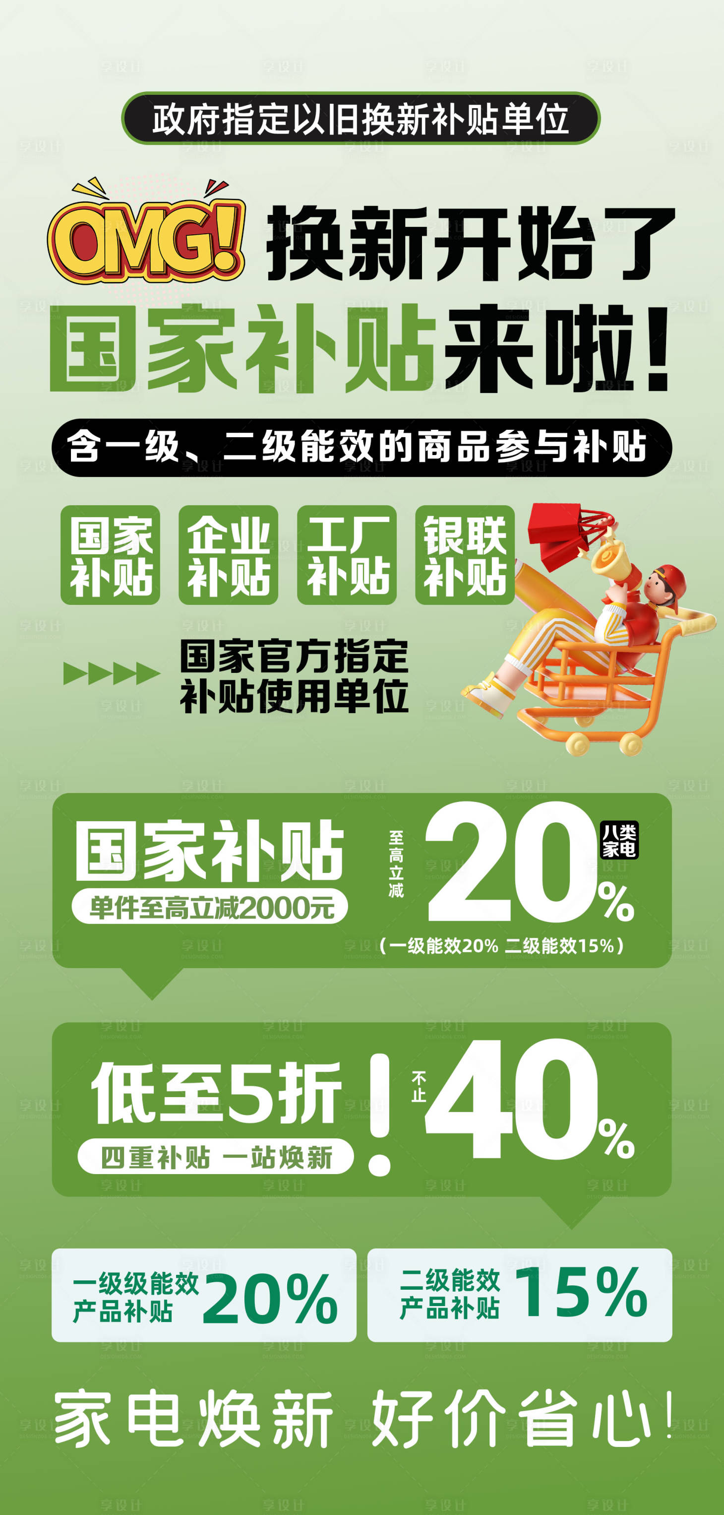 源文件下載【享設計】搜索編號：36740026597867636【電器補貼來了海報】