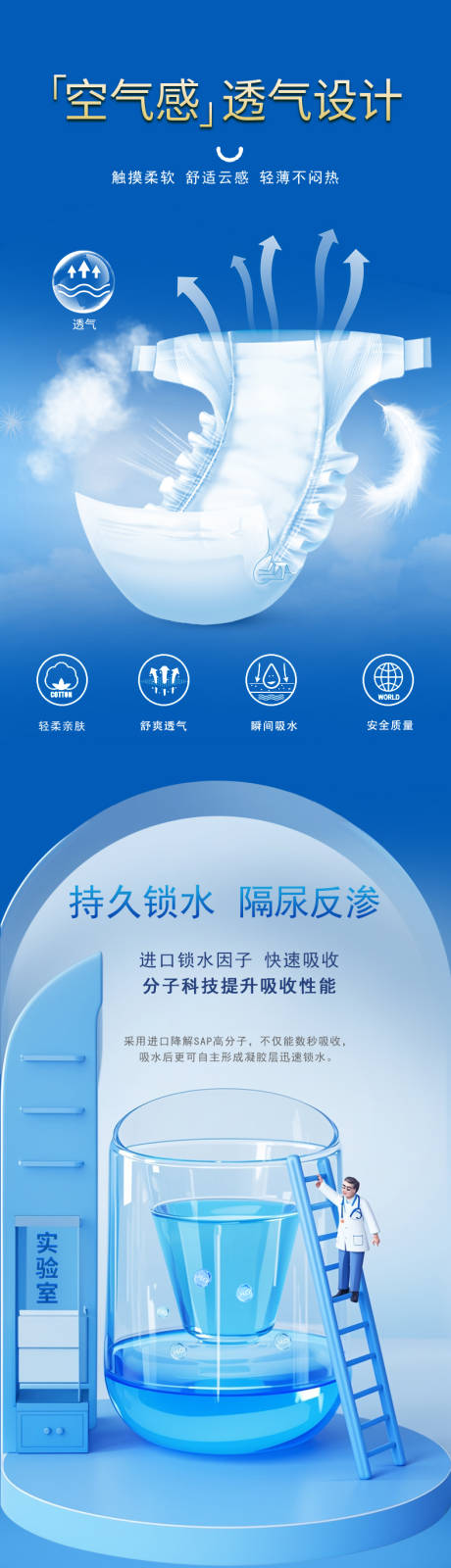 源文件下载【享设计】搜索编号：54390026873211261【老年人纸尿裤尿不湿产品价值点详情页】