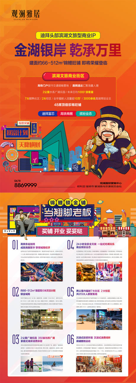 房地产商铺DM宣传单页