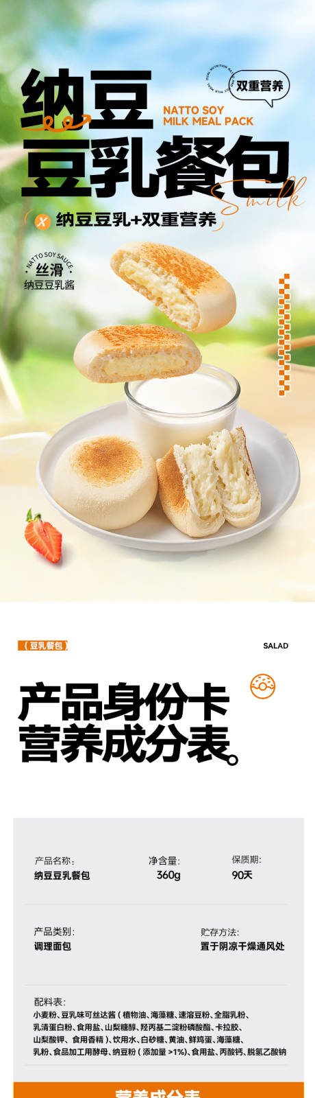 源文件下载【纳豆豆乳餐包详情页设计】编号：94600026946555831