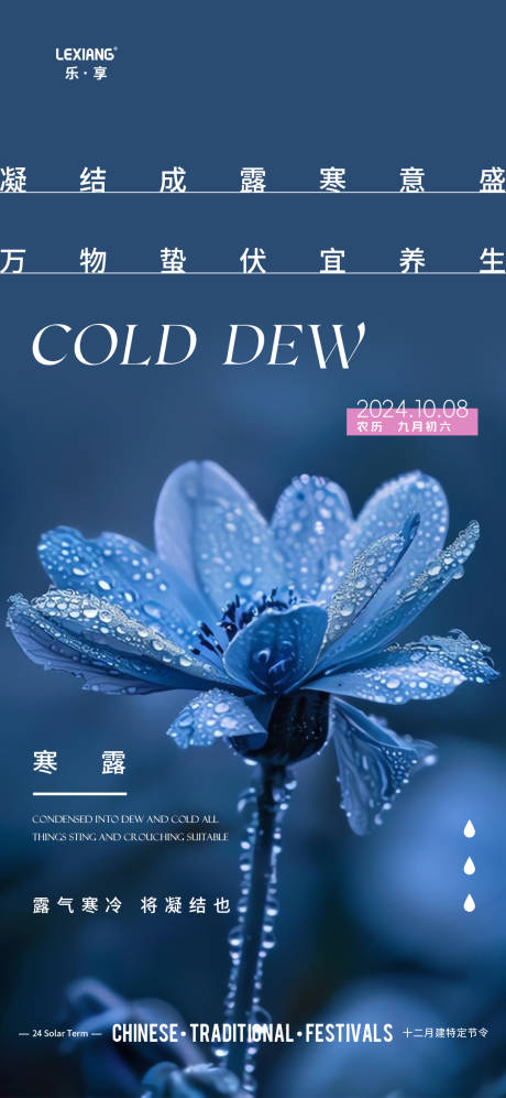 源文件下載【寒露節氣海報】編號：50970026560374639
