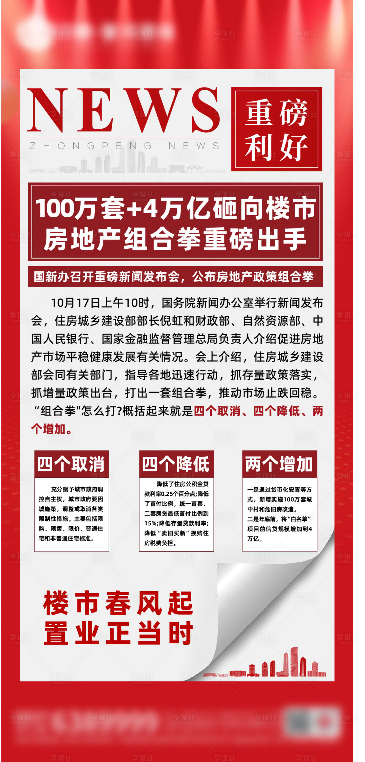 源文件下载【享设计】搜索编号：74990026803156450【楼市资讯利好】