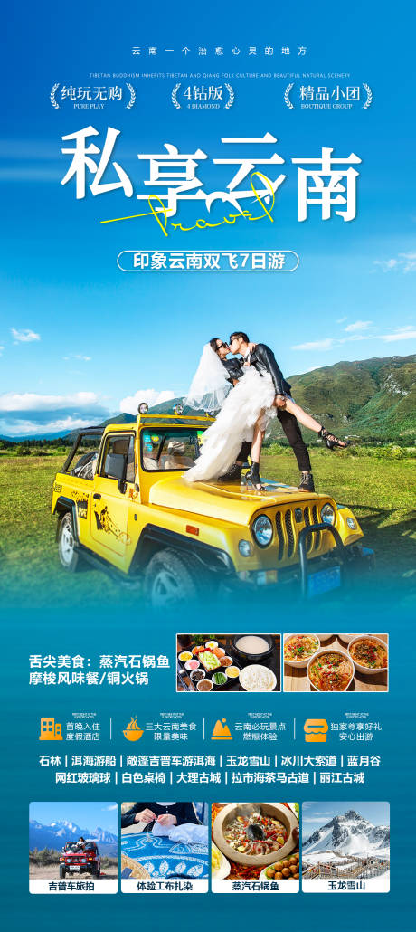 源文件下載【云南旅游海報】編號：81340026945286178