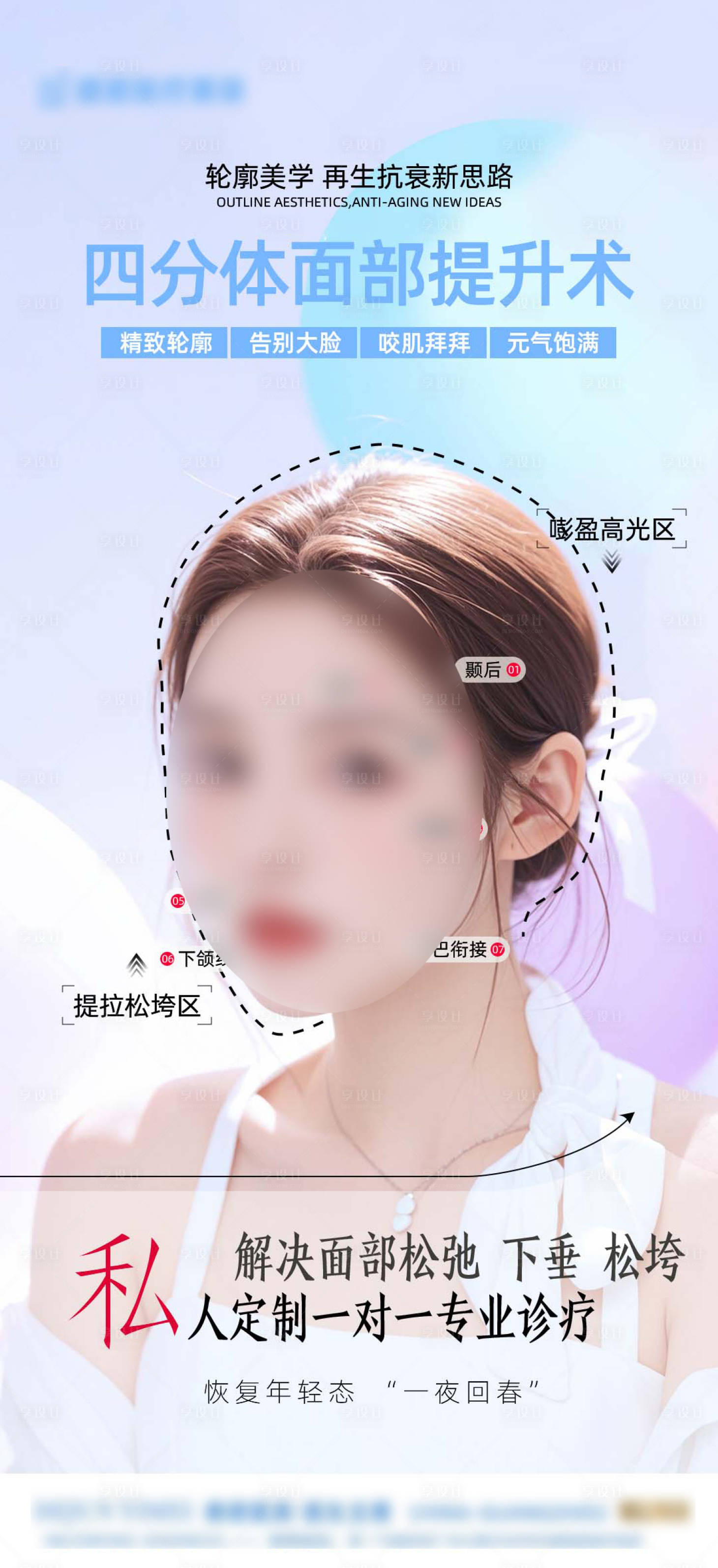 源文件下载【享设计】搜索编号：73270026618671948【四分体复位提升术】