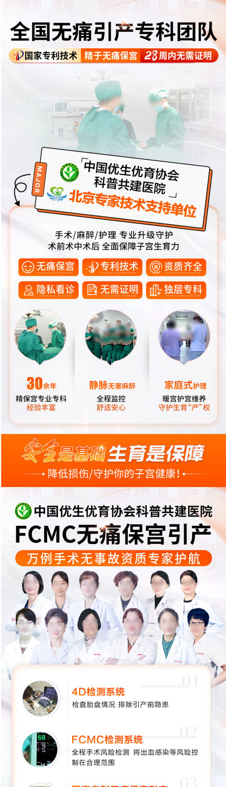 源文件下载【享设计】搜索编号：57370026813102265【医疗引产专科团队科普图宣传海报】