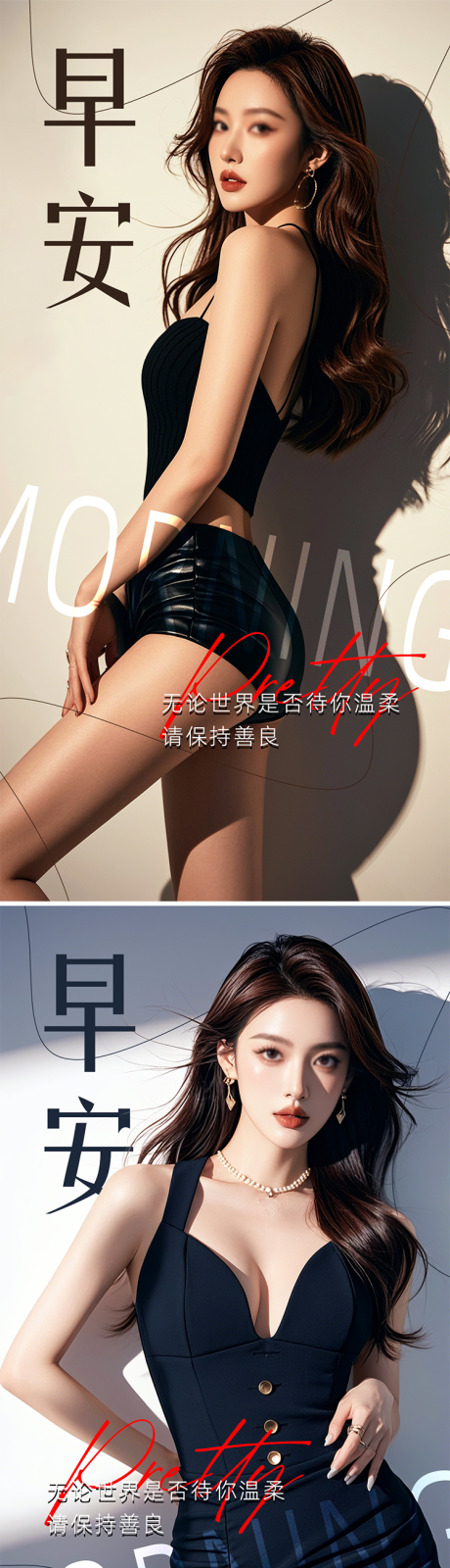 源文件下载【享设计】搜索编号：23830026557008081【早安图系列海报】