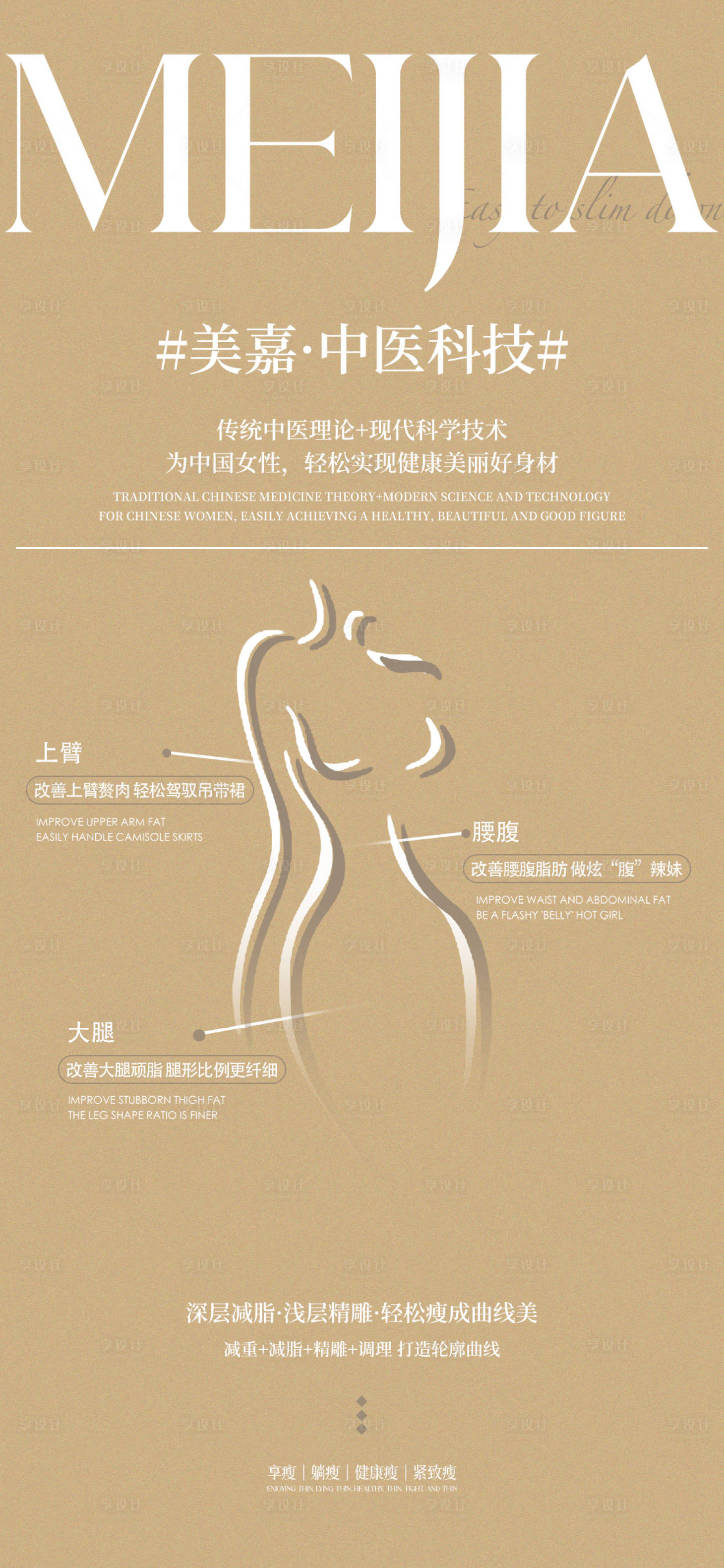 源文件下載【享設計】搜索編號：19590026939901918【醫(yī)美減肥海報】