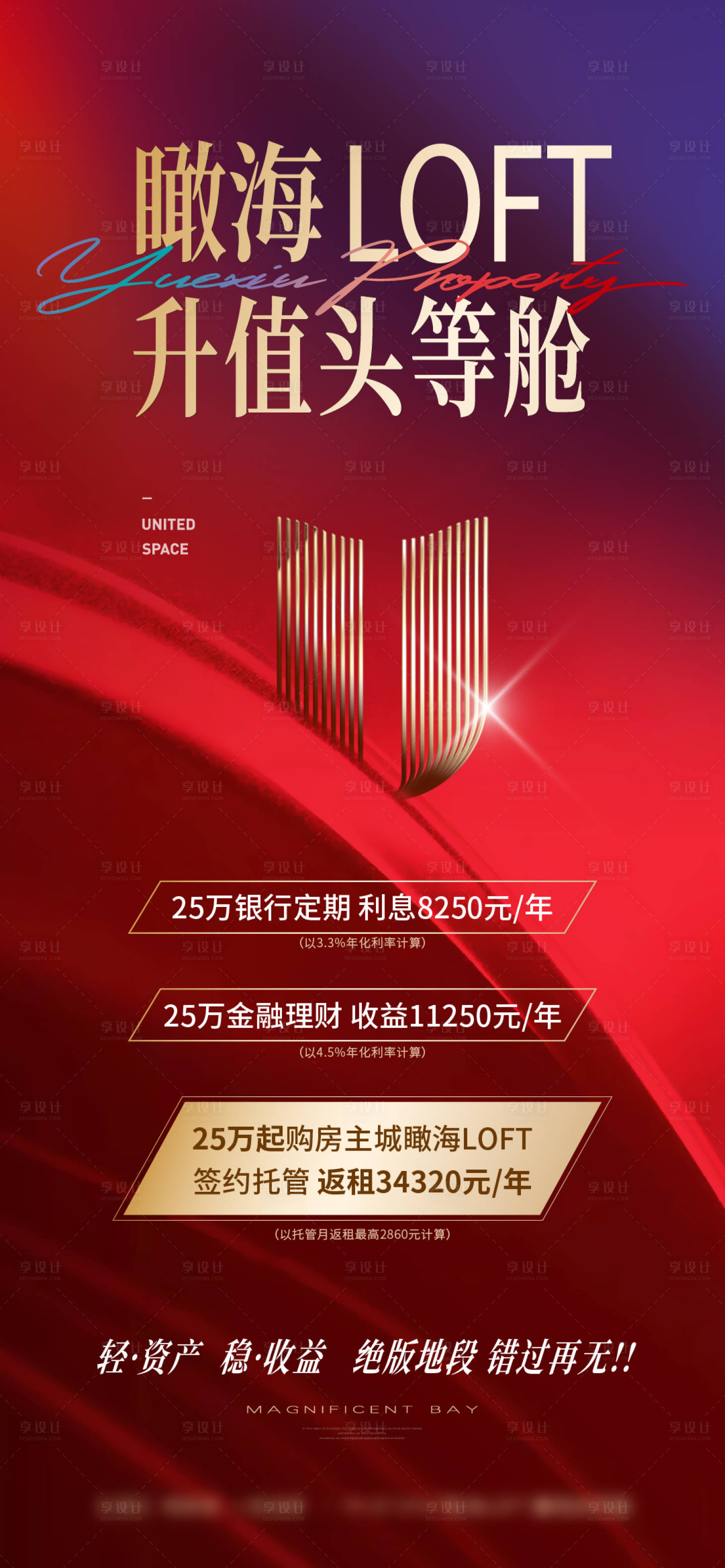 源文件下载【享设计】搜索编号：65990027017537260【公寓投资海报 】