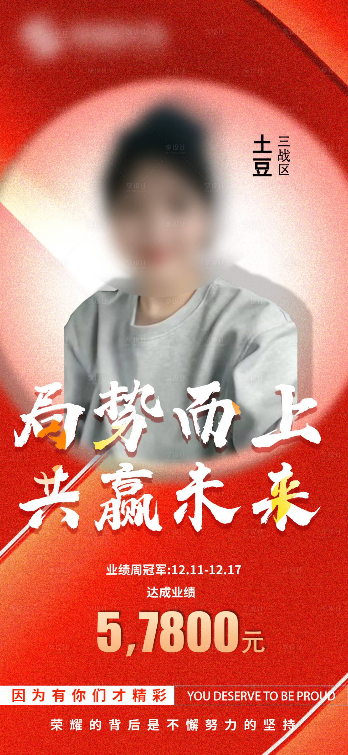 源文件下載【享設計】搜索編號：62490026709756451【業(yè)績銷冠地產海報】