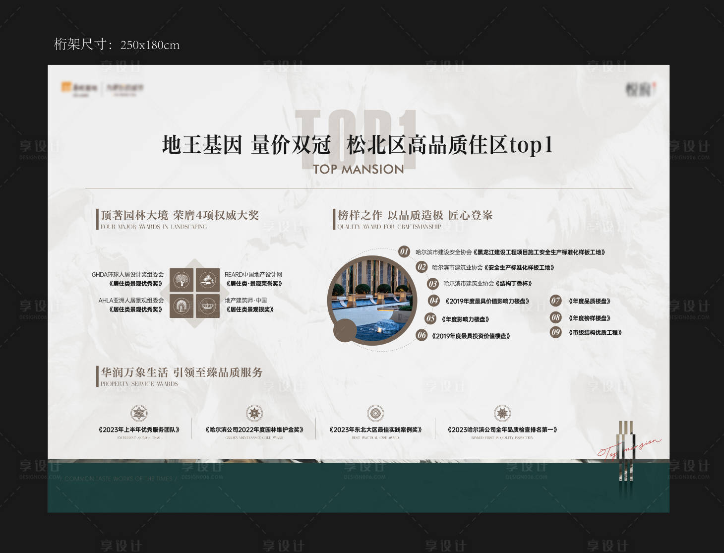 源文件下载【地产品牌墙展板 】编号：10460027014589259