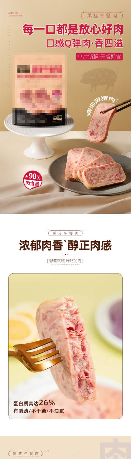 午餐肉详情页