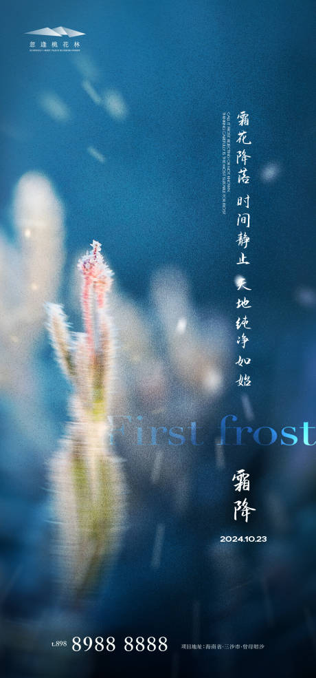源文件下载【霜降简约海报】编号：91220026611756661