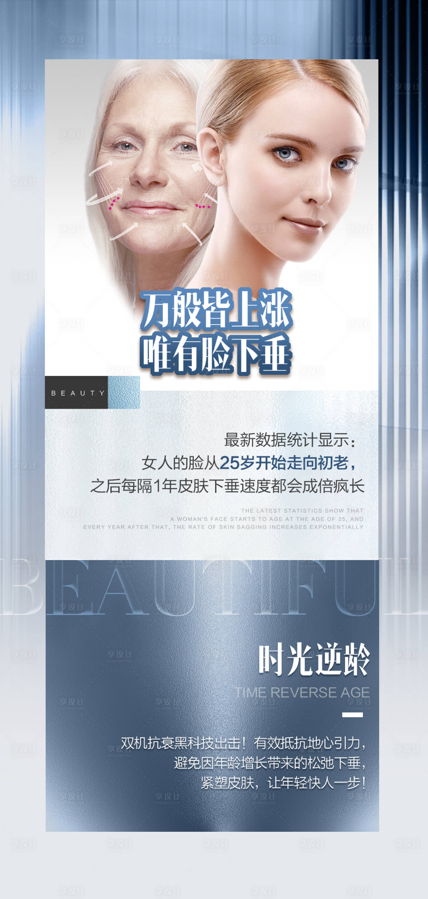 源文件下載【享設計】搜索編號：10730026620229989【面部下垂海報】