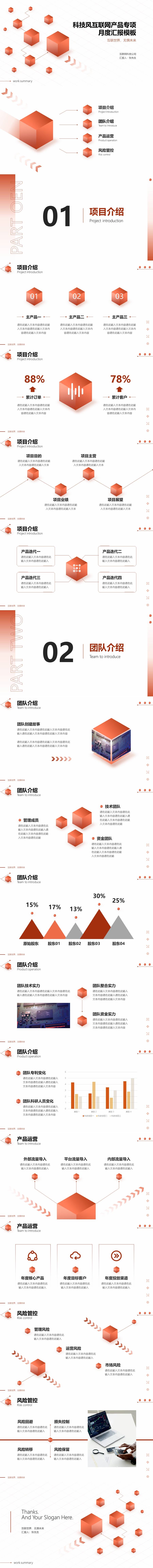源文件下载【享设计】搜索编号：70720026587195714【科技风互联网产品汇报PPT】