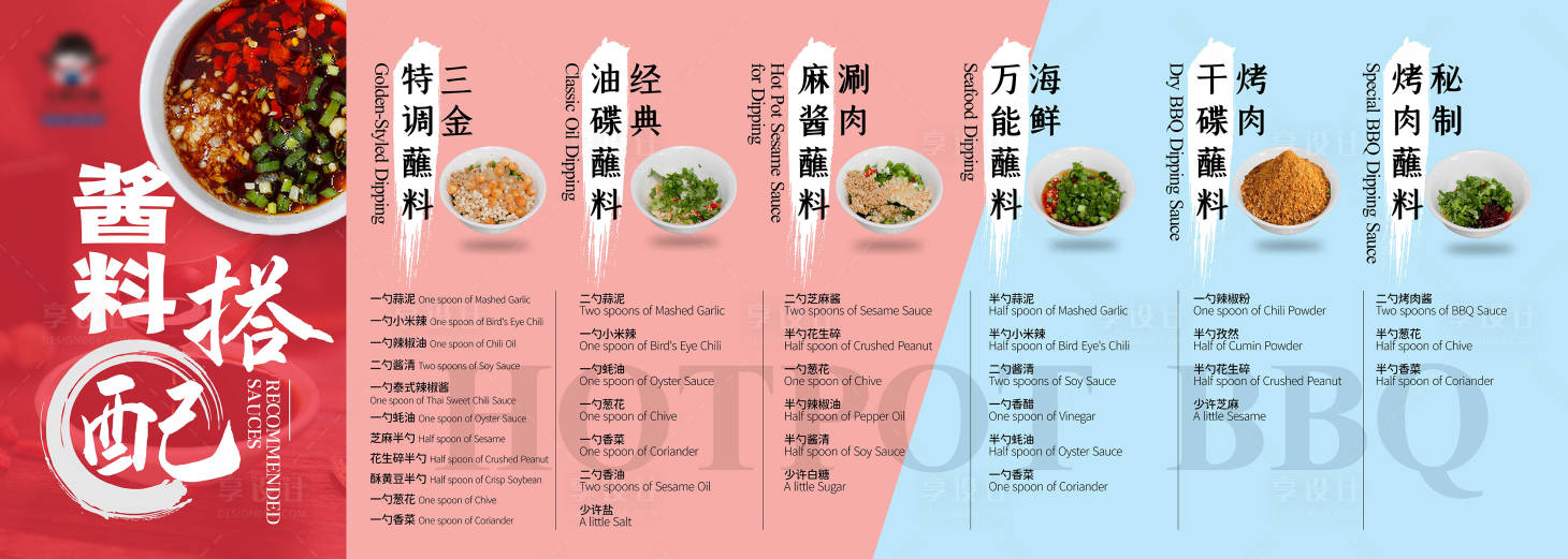 源文件下载【酱料搭配海报】编号：27950026718835848