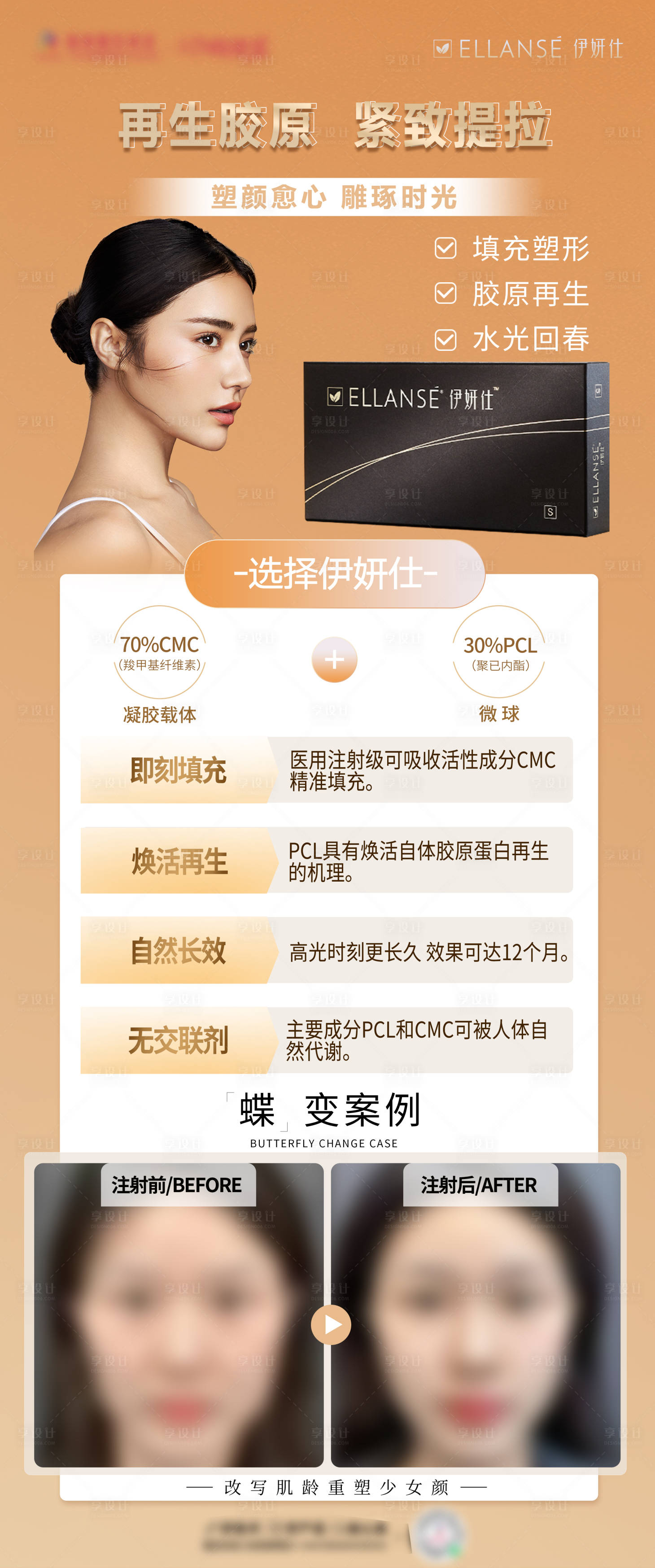 源文件下載【享設(shè)計(jì)】搜索編號(hào)：68170026651896665【伊妍仕科普案例海報(bào)】