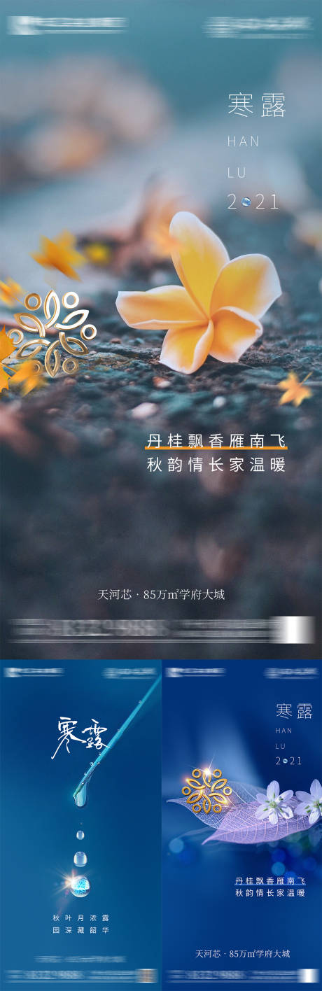 源文件下载【寒露节气系列海报】编号：98110026586544583