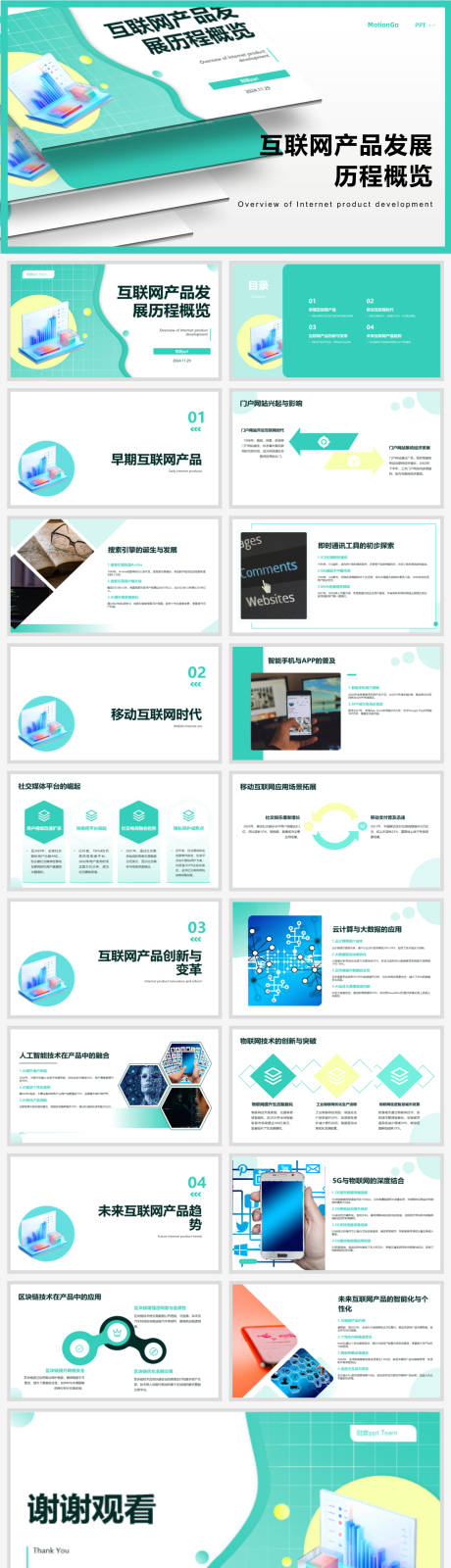 互联网产品发展历程概览ppt