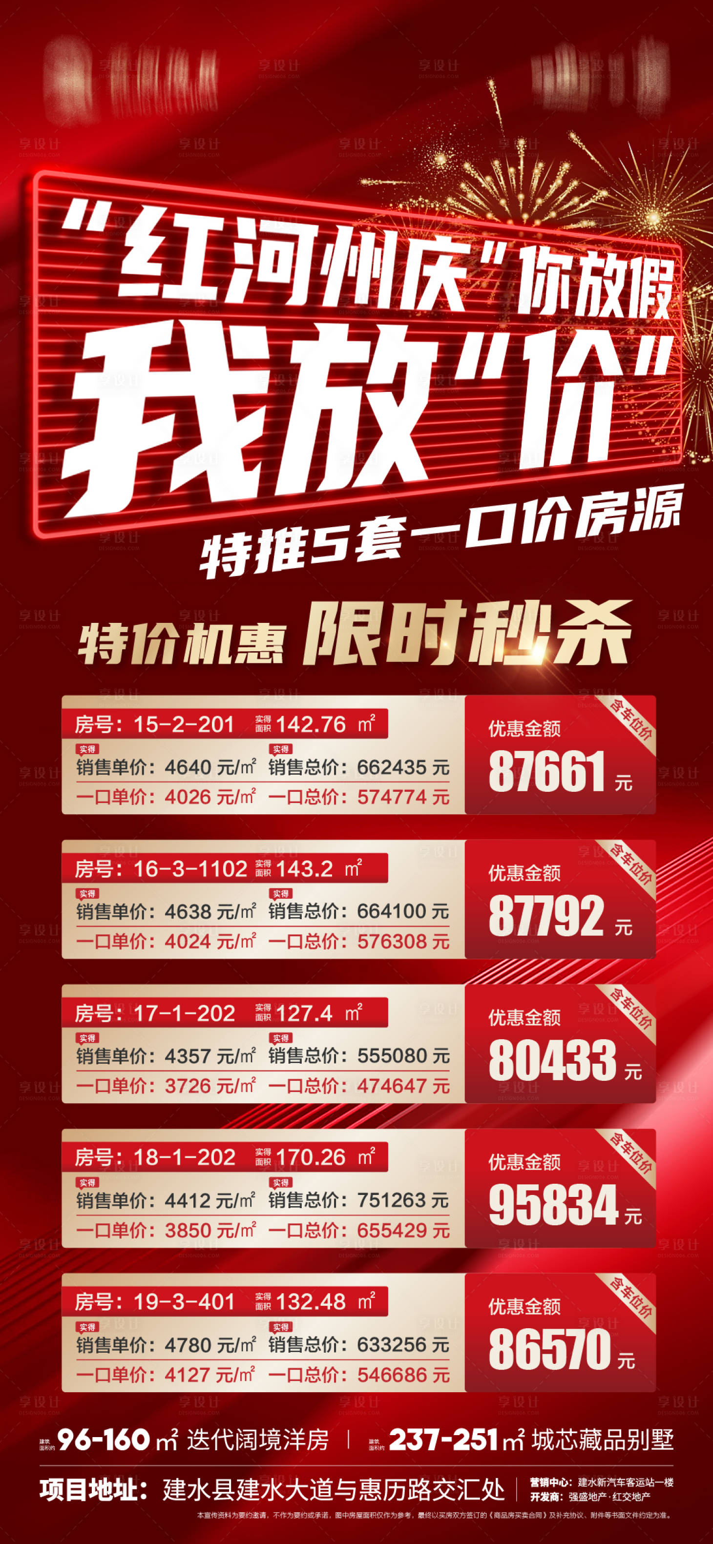 源文件下载【房地产特价房海报】编号：81420027390471520