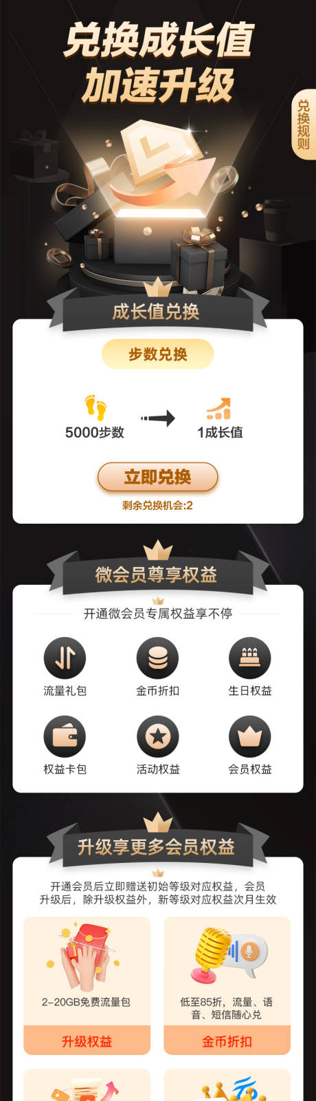 会员加速升级海报长图